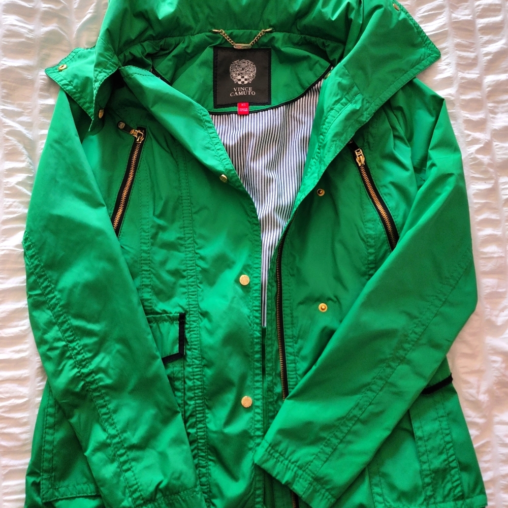 Green Rain Jacket